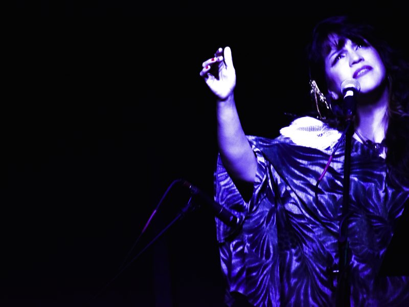 Liliana Herrera perform her play at the brava theater this weekend