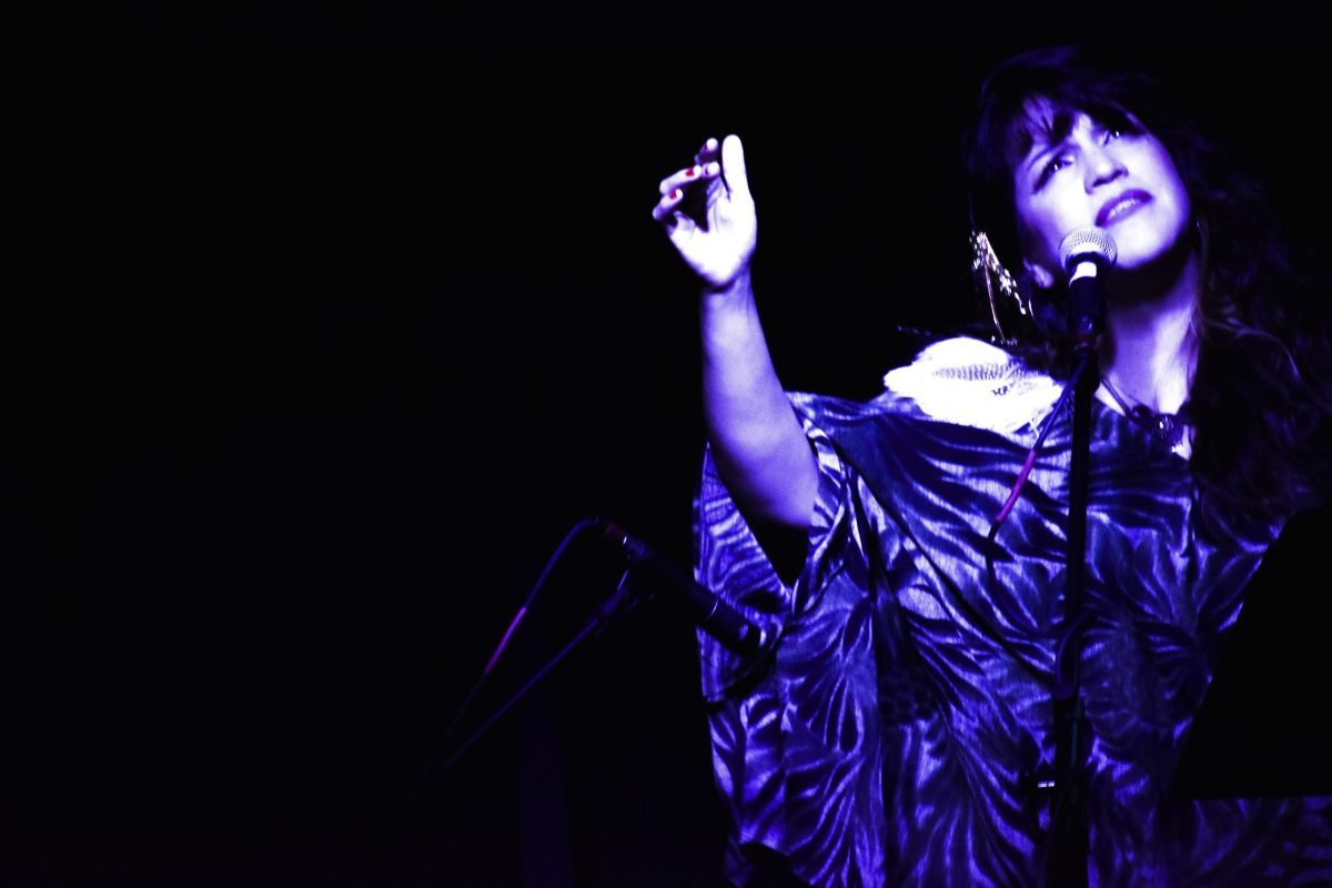 Liliana Herrera perform her play at the brava theater this weekend