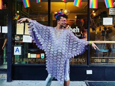 Randy Leo Dudley with his arms outstretched