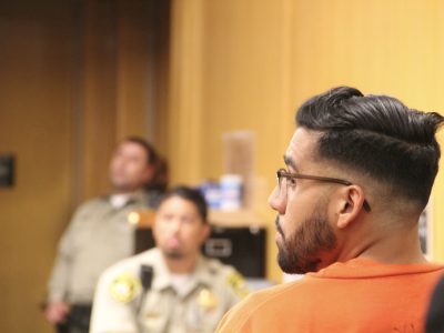 Jon Jacobo during his arraignment on Aug. 6. He pleaded not guilty to sexual assault charges, but was denied bail. Photo by Oscar Palma