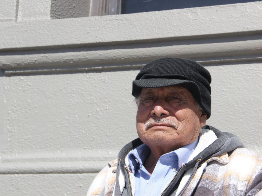 Raymundo Jimenez poses for a photo at the intersection of 21st and Mission streets on Friday Aug. 9, 2024. Photo by Oscar Palma.