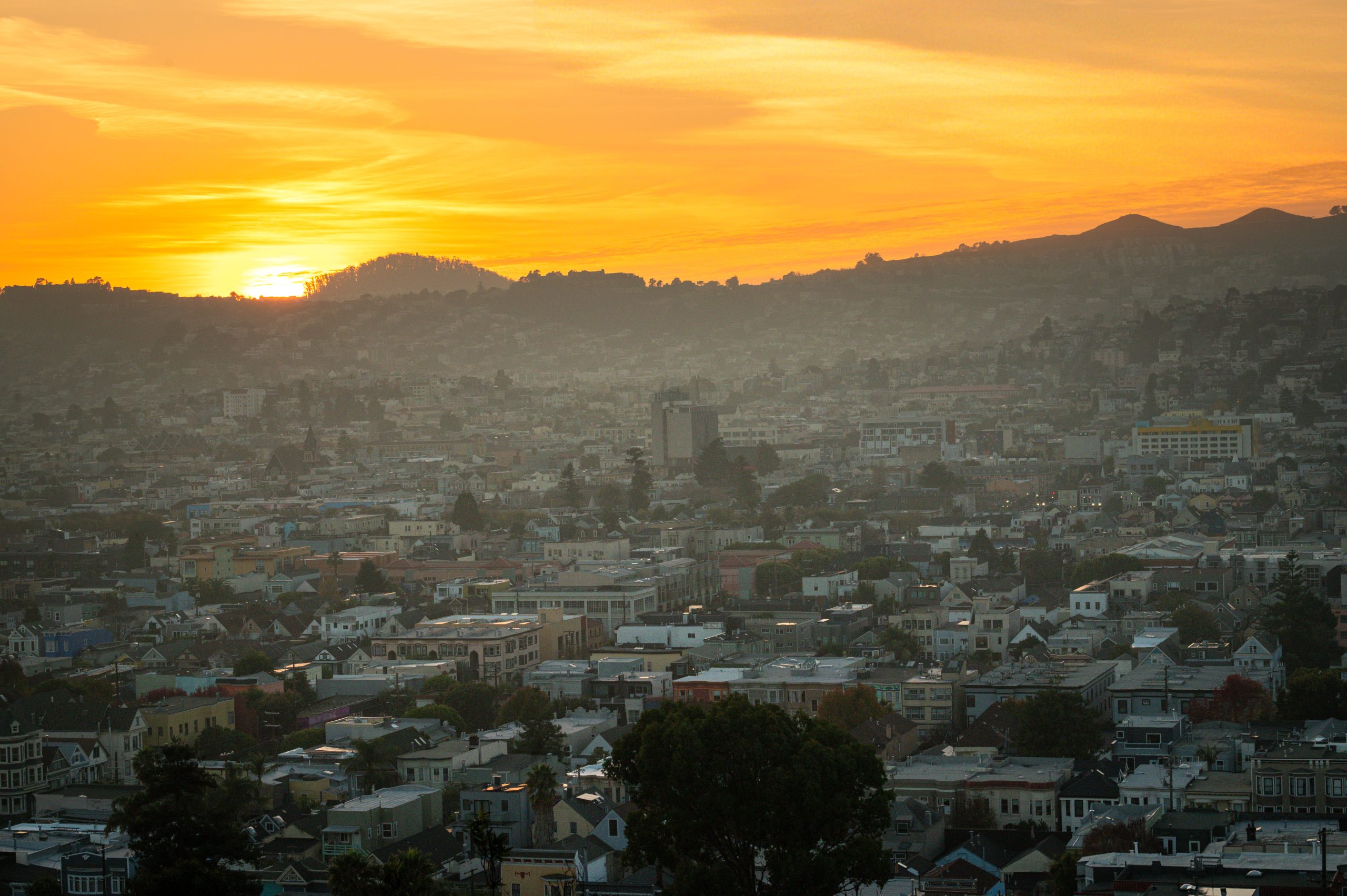 Sunset in the Mission
