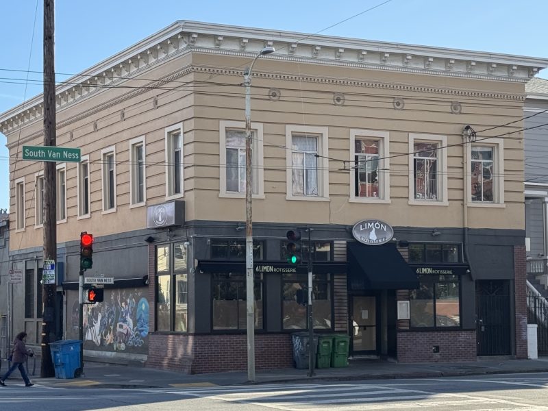 Limón restaurant on South Van Ness Avenue on Tuesday Jan. 14, 2025. Photo by Oscar Palma.