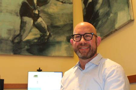 District 8 Supervisor Rafael Mandelman poses for a photo at his office at City Hall on Feb. 5, 2025. Photo by Oscar Palma.