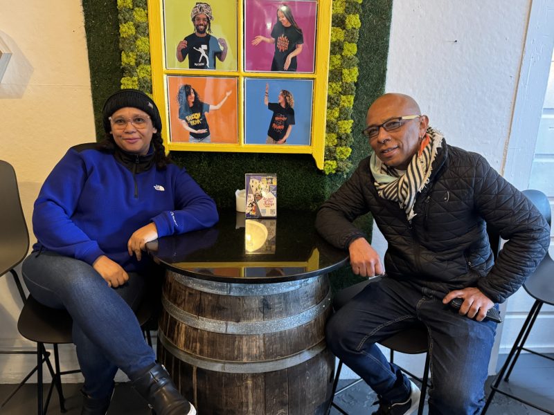 Founders and siblings Lydia and Juan Soto pose for a photo inside Tradicion Peruana Cultural Center on Friday February. 14, 2025. Photo by Oscar Palma.