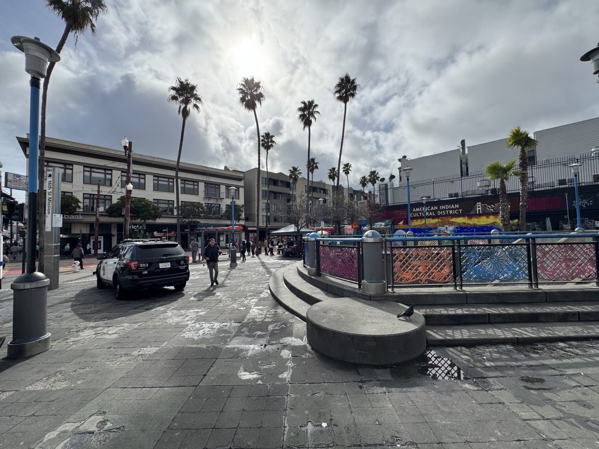 Day 17 of the 16th St. plaza cleanup: Julian and Capp still draw crowds