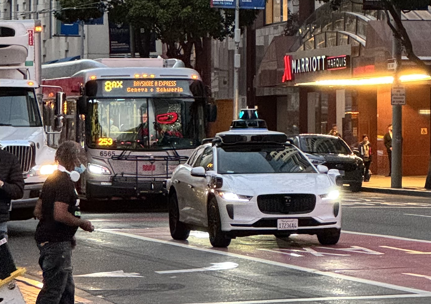 How did Waymo get onto Market Street?