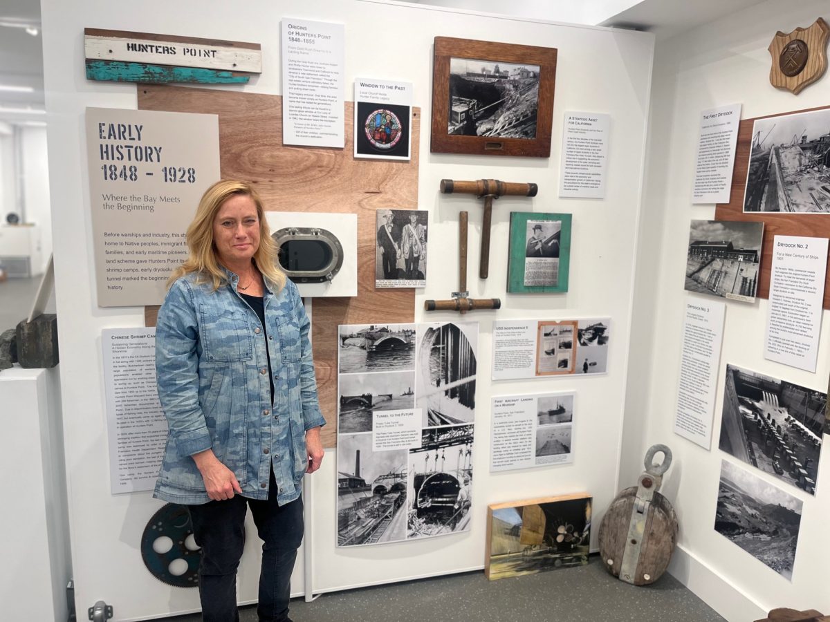 She studied the Hunters Point Shipyard for 20 years. Now, her work’s finally on display.