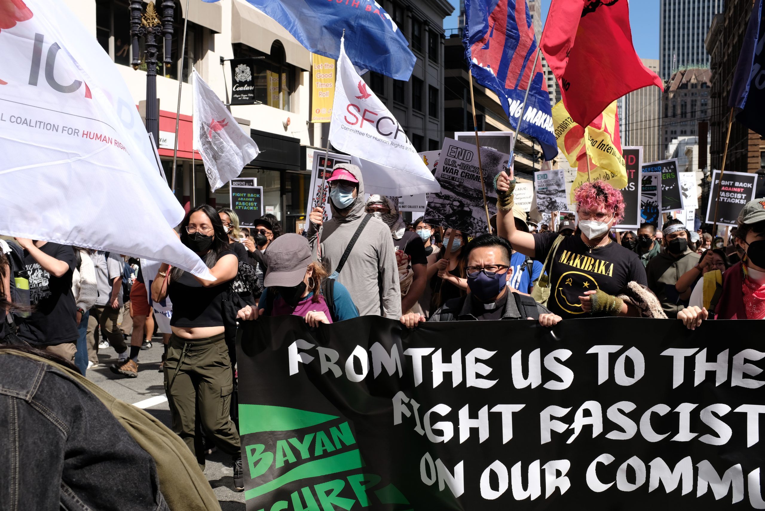 Hundreds of Filipino activists march against ICE in San Francisco
