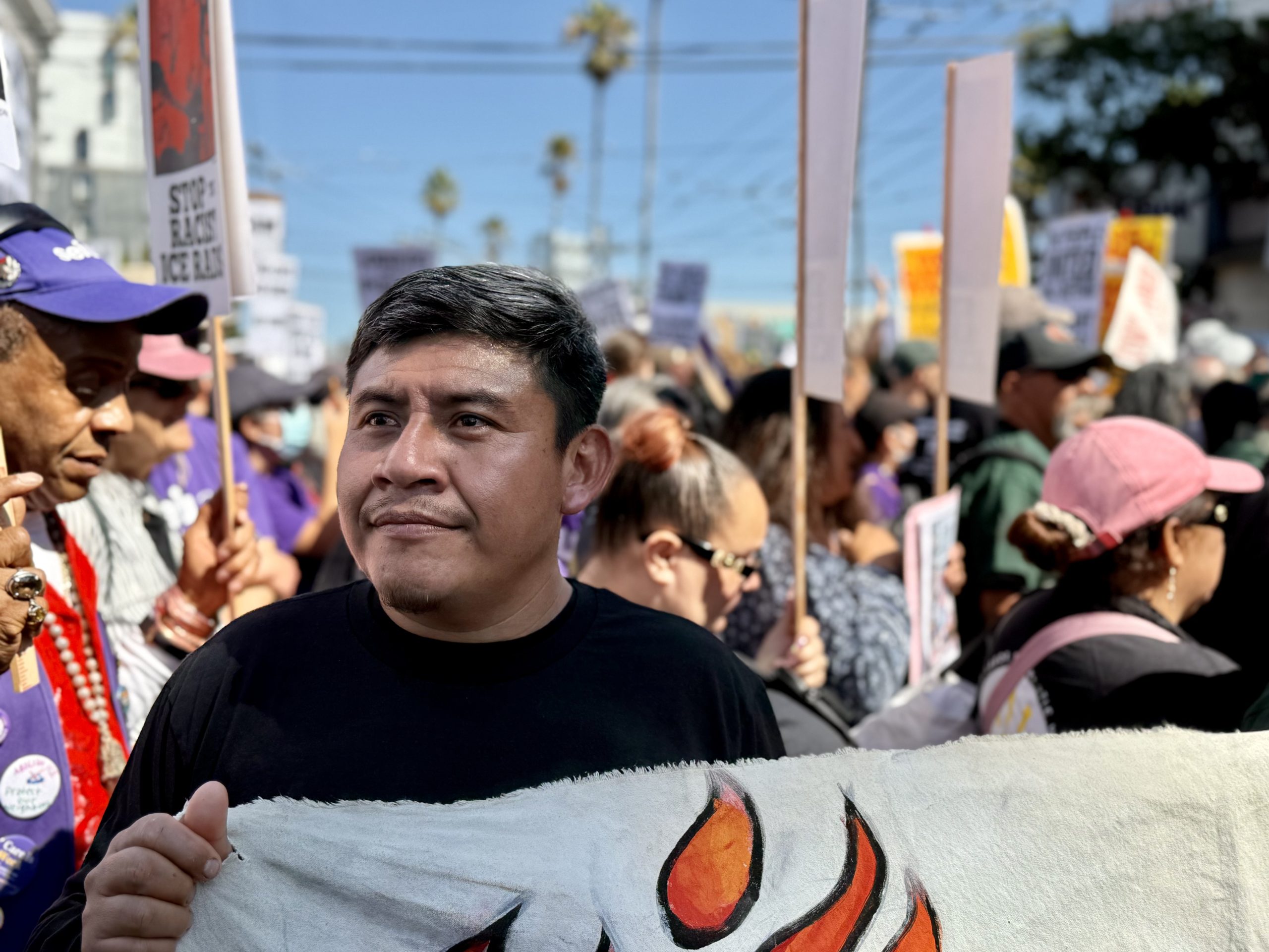 Hundreds march in S.F. Labor Day rally to protest 'billionaire takeover'