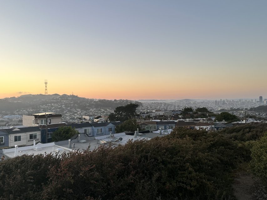 View of the Excelsior from the blue water tower