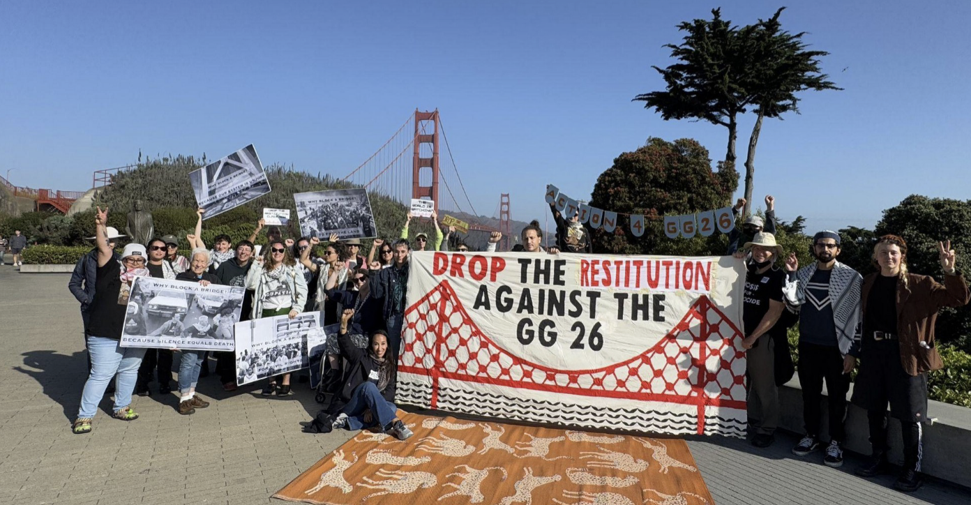 They protested on the Golden Gate for Gaza. The bridge wants $163K.