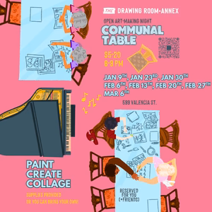 A poster for a art class.