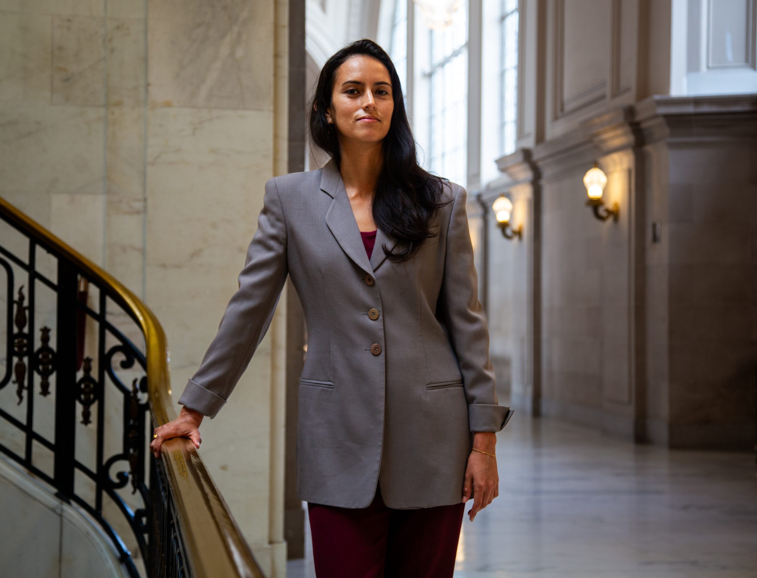 She'll stay on the job, seek leave