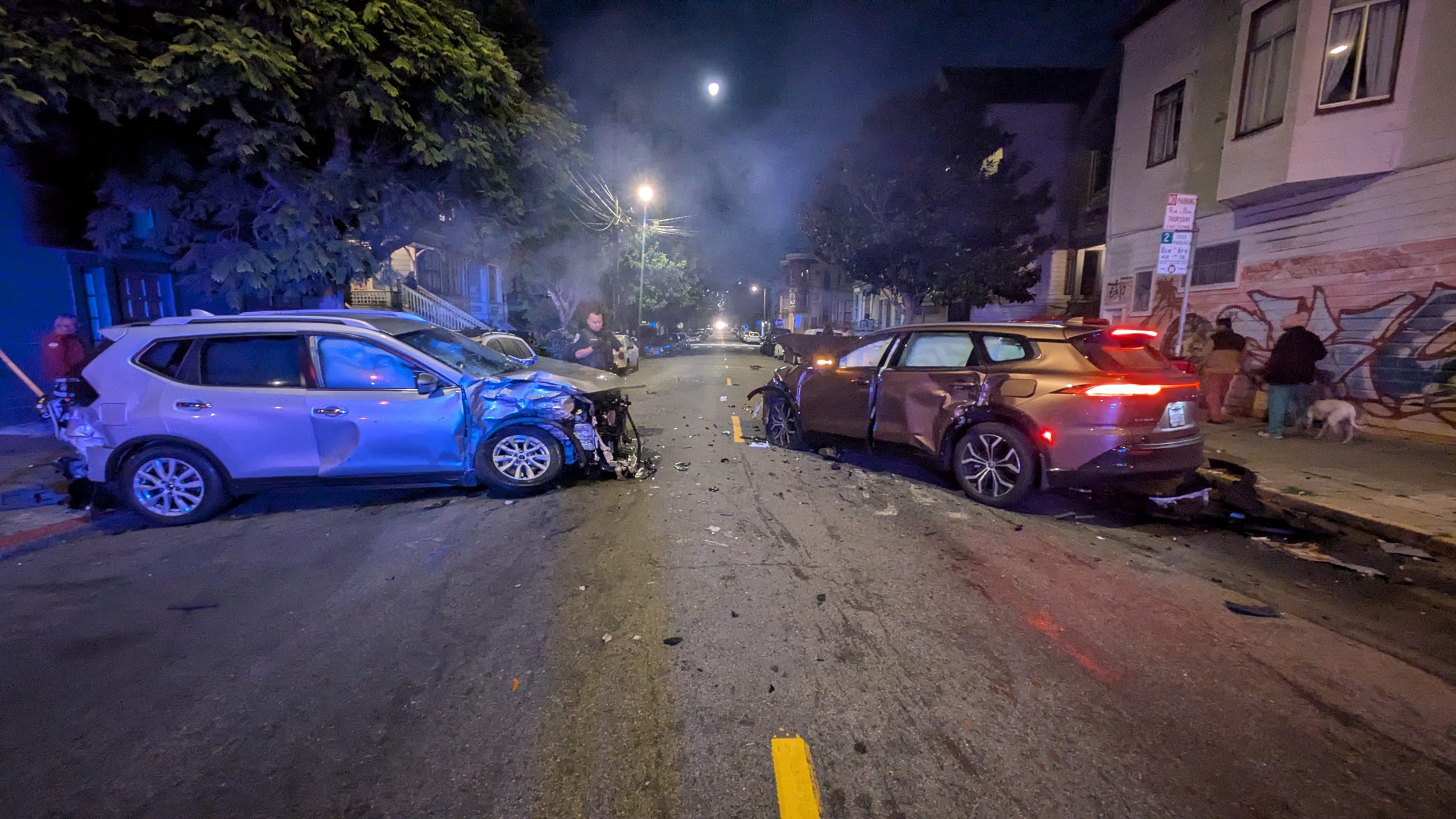 Early-morning hit-and-run in Mission District involved four vehicles