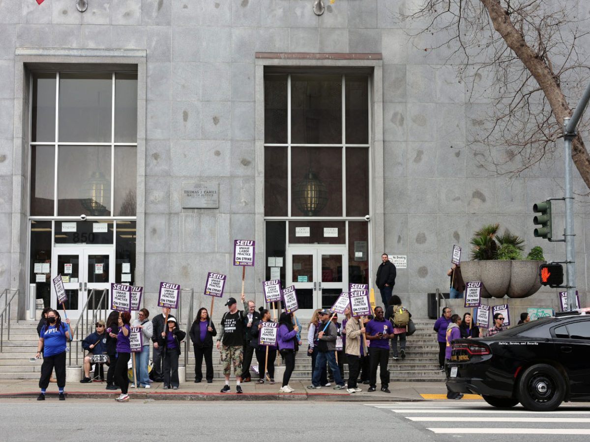 ‘Chaos’ and a ‘ghost town’ at S.F. courts as clerk strike kicks off