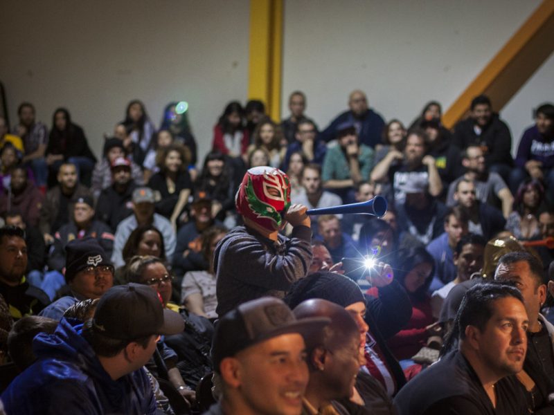 Where did the lucha libre shows in the Mission go?