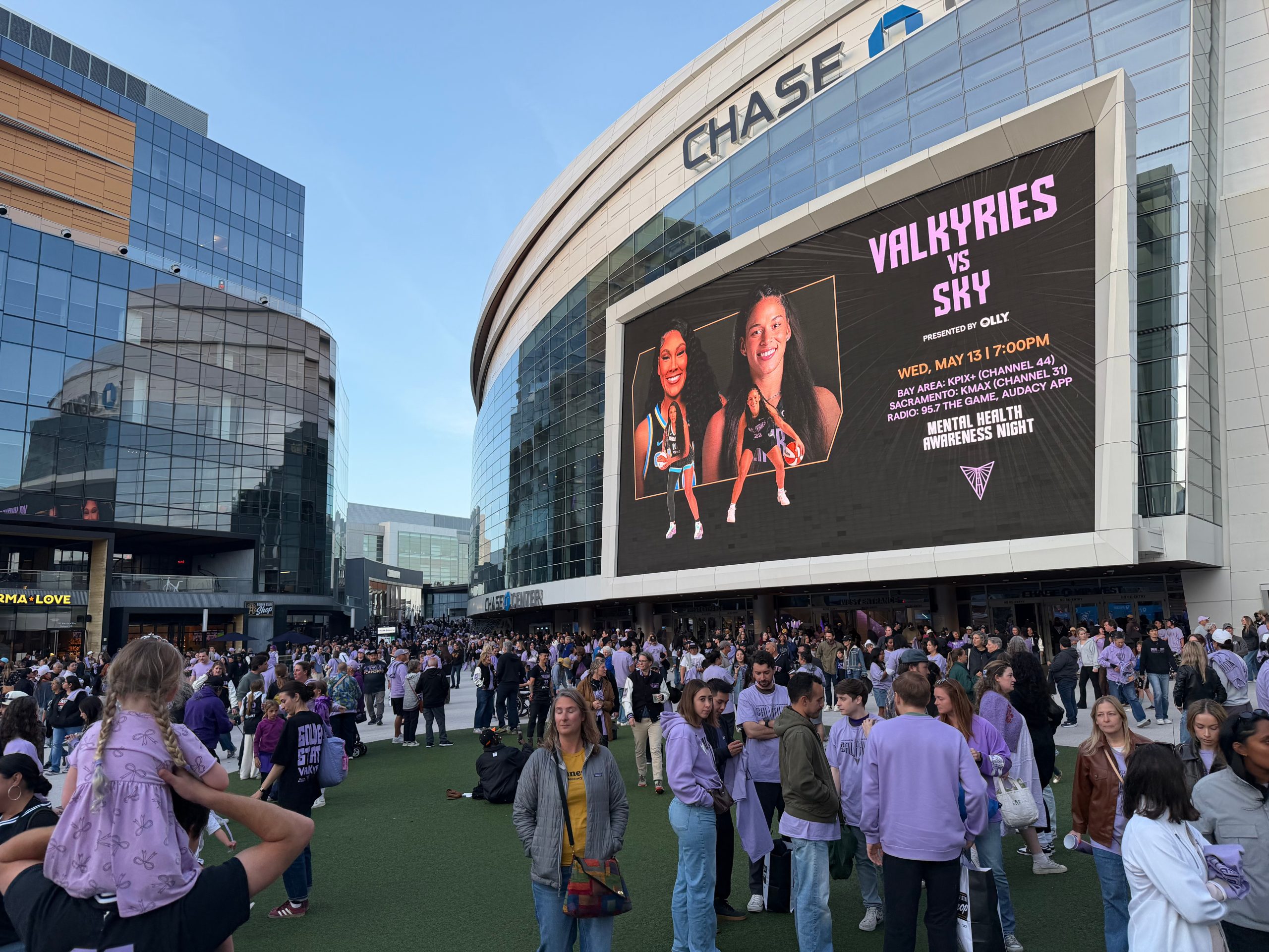 Six entirely real people we met at the Valkyries home opener