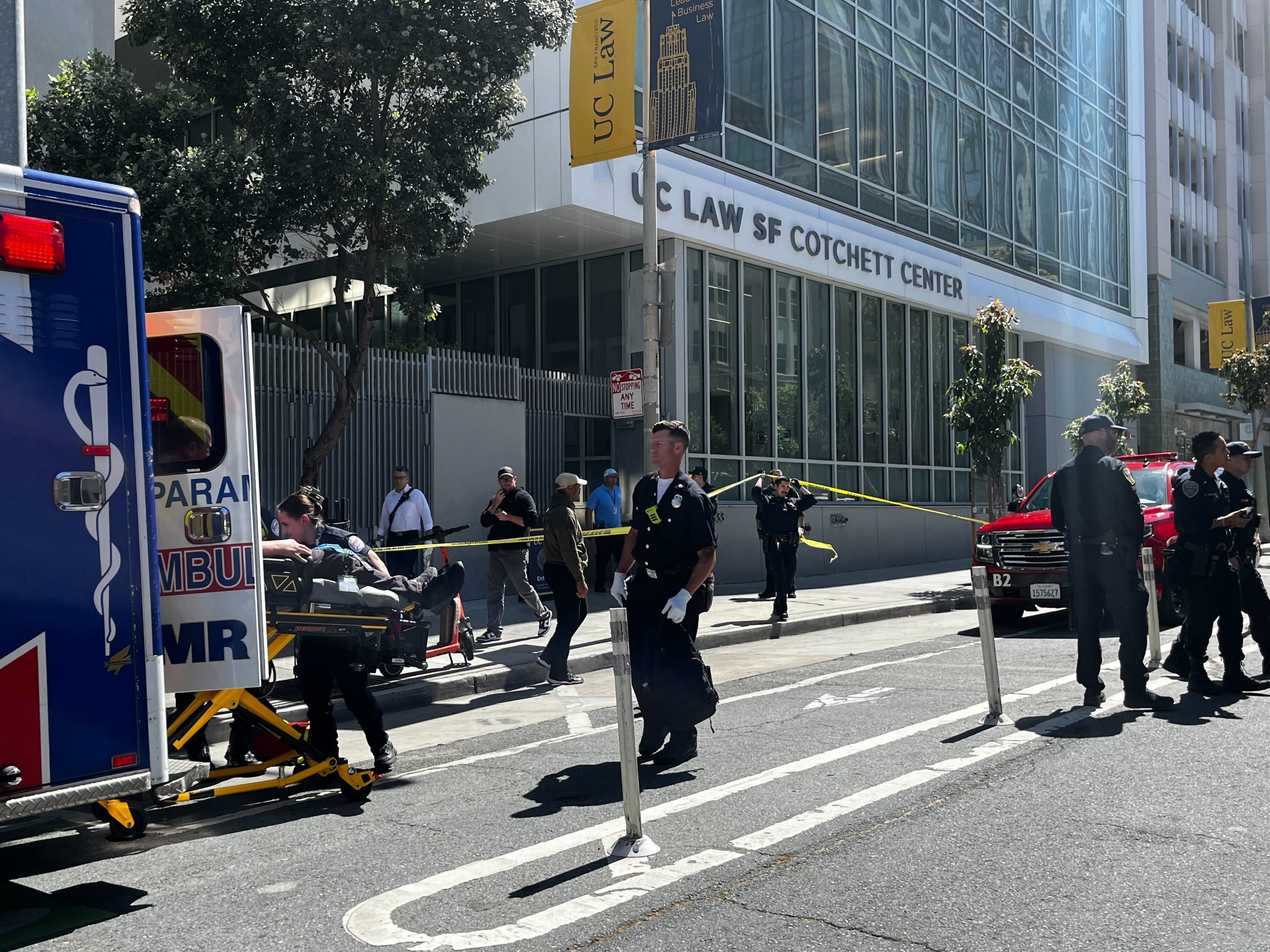Urban Alchemy worker shot at San Francisco's UC Law campus
